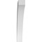 Ekena Millwork 3 1/2-in. W x 18-in. D x 24-in. H Thorton Architectural Grade PVC Knee Brace BRCP035X18X24THR - alternate 5